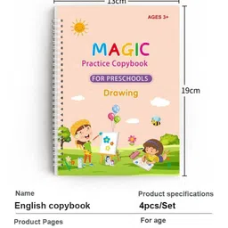 jytiq Sank Magic Practice Copy book For Kids image 3