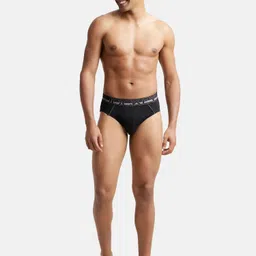 jockey Pack of 2 US14 Super Combed Cotton Solid Men Brief image 5