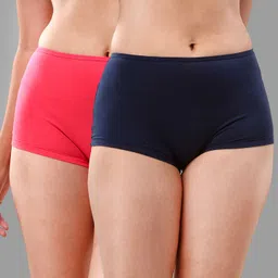 lyra Pack of 2 Women Boy Short Multicolor Panty-picture-18