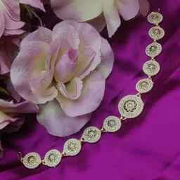 meira jewellery Alloy Matha Patti image 5