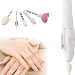 leplion Salon Shaper Cordless Mini Nail Decorator Drill Machine Polish kit image 4