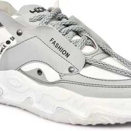 frencho E4_GREY Slip On Sneakers For Men image 2