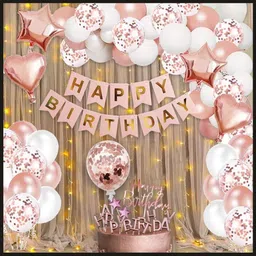 zip zoop Printed Birthday Decoration Items Pack Of 41 Balloons For Birthday Decorations Kit New Balloon-picture-14