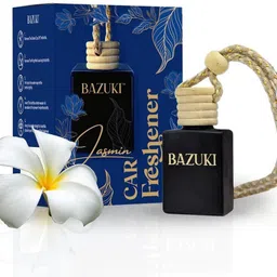 bazuki Jasmine Fragrance Car Air Freshener, Natural Essential Fragrance Oils Portable Car Air Purifier-picture-17
