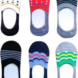 jannat fashion Women Printed, Striped Peds/Footie/No-Show-picture-13
