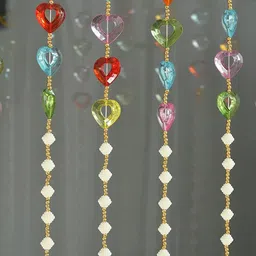 arvi deco 214 cm (7 ft) Blends Transparent Door Curtain Single Curtain image 3