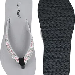 two soft Combo Pack Of 2 Women Slipper Stylish Casual Light & Soft Comfortable Daily Wear Women Slippers image 3