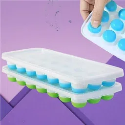 Multicolor Silicone Ice Ball Tray-image-44