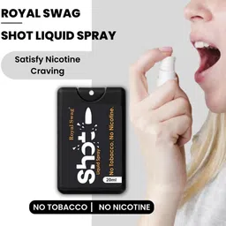 royal swag Herbal Cigarette Regular, Frutta Flavoured NO Nicotine NO Tobacco With 20ML Shot Smoking Cessations image 4