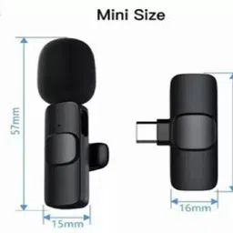 K8 Wireless Collar Mic iPhone/ipad & Type C Supported Microphone lapel lavalier Limited Edition image 3