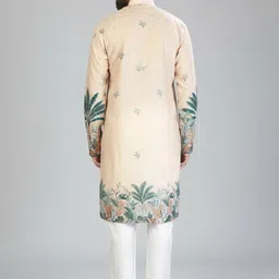 threadthrill Men Muslin Kurta Pyjama Set image 3