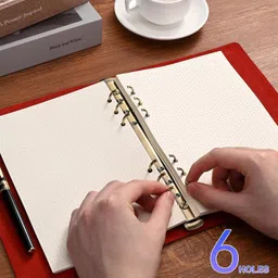 innaxa A5 Dotted Refill Paper,(80 Sheets 2 Packs) A5 Dot Grid Paper Dotted A5 100 gsm Journal Paper image 2