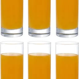 somil (Pack of 6) Multipurpose Drinking Glass -A9 Glass Water/Juice Glass-picture-15