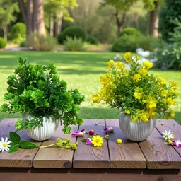 the cozevia Artificial Plant with Pot image 2