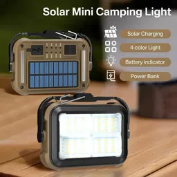 drumstone Magnetic LED Solar Work Light Rechargeable Flood Light 5 hrs Lantern Emergency Light image 5