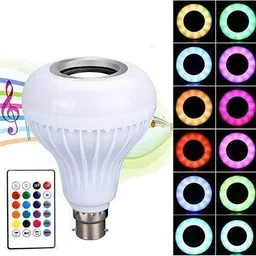 Shifozaa Color Changing LED RGB Party Music Bluetooth Speaker Smart Bulb image 1