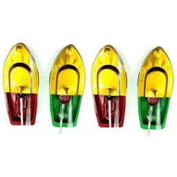 fashion bizz Fun Steam Powered Tin Toy Boat Put Putt Candle Fuel Flame With Dropper, 4 Piece (Multicolor)-picture-23