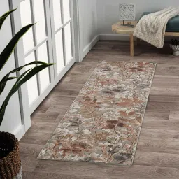 obsessions Multicolor Floral 2x3 Feet Machine Made Runner image 1