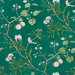 anna creations Floral & Botanical Green Wallpaper image 4