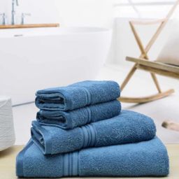 Wedgewood Solid 500 GSM Cotton 4 Pieces Towel Set by Rangoli-picture-14