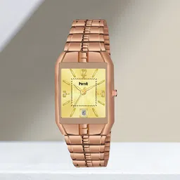 hrnt GLD-9211- Original Copper Plated Branded Watch &Date Water Resistant Hands/Wrist Analog Watch - For Men CPR-GLD-9211- Premium Copper Plated Analogue Watch & Date WaterResistant Watch-picture-21