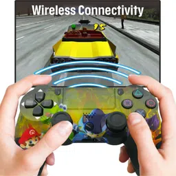 HG WORLD PS4 Playstation Controller Dualshock 4 Wireless,High Performance Dual Motor Motion Controller image 2