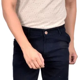 moudlin Men Slim Mid Rise Black Jeans image 4