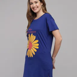 matisse Pack of 2 Women Solid Round Neck Pure Cotton Multicolor T-Shirt image 2