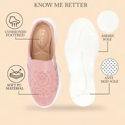 fausto Floral Print Embroidery Design Back Open Slip On Mules Shoes Casuals For Women image 4