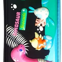 toxen Dinosaur Pencil Pouch Jungle Book Themed Art Canvas Pencil Box-picture-12