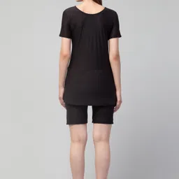 apraa & parma sports SWI Solid Women Swim-dress Black Swimsuit image 2