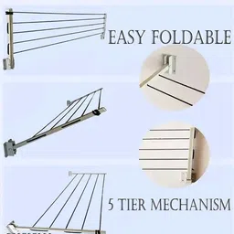 raj fashions Steel Dress Hanger For Dress image 2