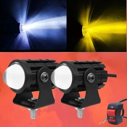 Spotlights Mini Projector Fog Light Front Driving Lampwith Three Line SwitchZZ Fog Lamp Motorbike, Car, Truck, Van LED (12 V, 36 W)-image-85