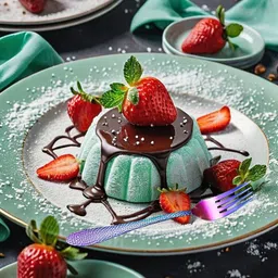 oicia Rainbow Appetizer Forks, Mini Cocktail Fruit Forks, Small Fork for Appetizers Stainless Steel Fruit Fork Set image 3