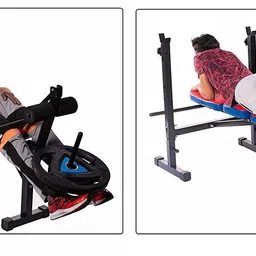 iris Fitness 39-in-1 Ergonomically Designed Home Gym for Full Body Workout Multipurpose Fitness Bench image 5
