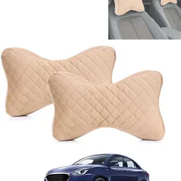 monolive Beige Memory Foam Car Pillow Cushion for Maruti Suzuki-picture-15