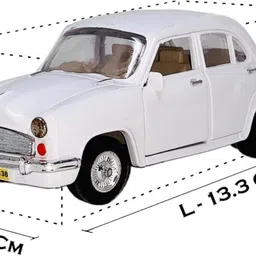 sopali New_Car Ambassador door opener white and black toy for kids image 2