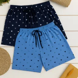 tapasya fashion Pack of 2 Printed Women Multicolor Regular Shorts-picture-13