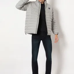duke Men Solid Quilted Jacket image 5