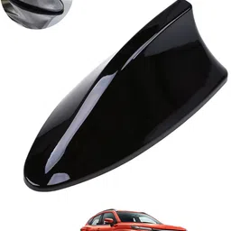ccmm Unique New Design Shark Shape Waterproof Black Shinny Antenna For Car-284 Universal Black Waterproof Car Roof Shark Antenna-284 Satellite Vehicle Antenna-picture-12
