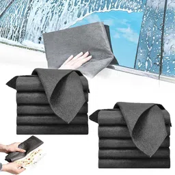 Thickened Magic Cleaning Cloth, Reusable Microfiber Glass Cleaning Cloth Wet and Dry Nylon Cleaning Cloth-image-5