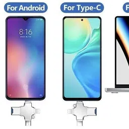 Idikk USB, USB Type C, Lightning, Micro USB OTG Adapter image 3