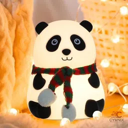 finaro Cute Panda Silicon USB Rechargeable Night Light Lamp Night Lamp Table Lamp-picture-12