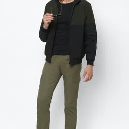 allen solly Men Colorblock Bomber Jacket image 5
