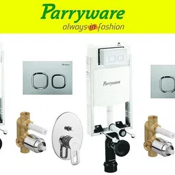 parryware Half Frame Concealed Cistern, with divater body upper Pluto set of 2 pic 007 Dual Flush Tank-picture-25