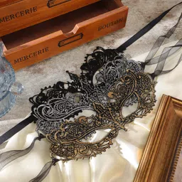 serplex 3Pcs Masquerade Masks for Women Lace Eye Masks for Halloween Costume Party Girls Party Mask image 5