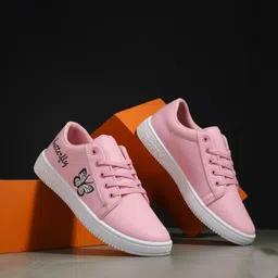 cooperwings shoes for girls stylish sneakers cute trendy footwear for women pink Sneakers For Women image 3
