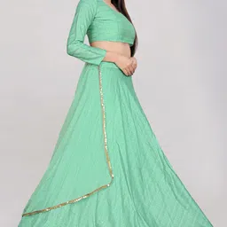 divastri Embroidered Semi Stitched Lehenga Choli image 3