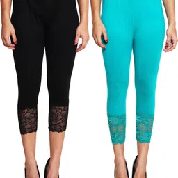 lgc Women Green, Black Capri-picture-24