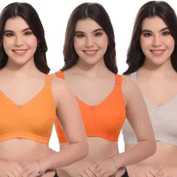 Pack of 3 Women Everyday Non Padded Bra-image-24